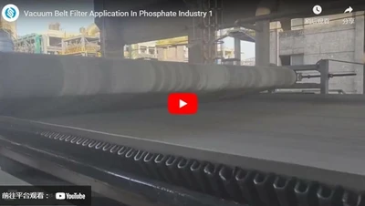 Vakuum band filter Anwendung in der Phosphat industrie 1